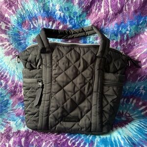 Vera Bradley Black Quilted Tote Bag
